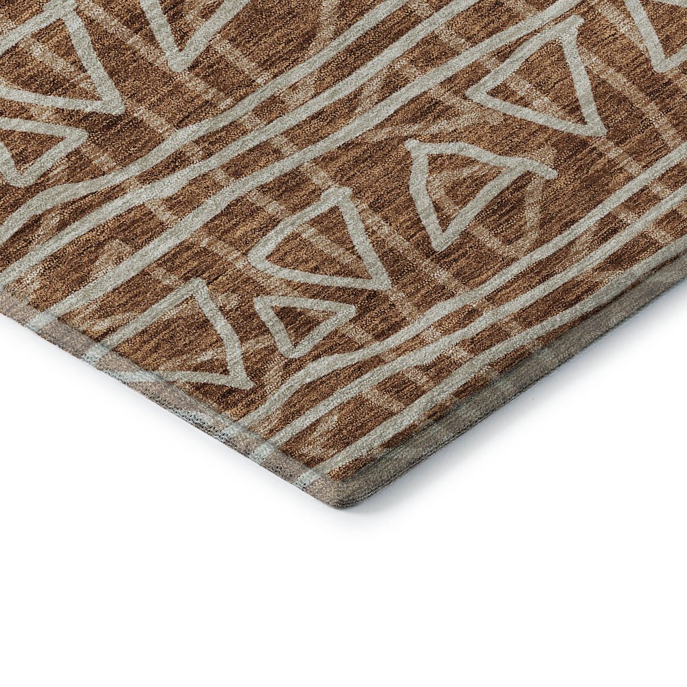 Premium Machine Washable Mayfield AMF730 Terracotta 10' x 14' Rug