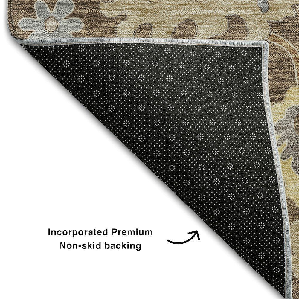 Premium Machine Washable Mayfield AMF753 Chocolate 10' x 14' Rug