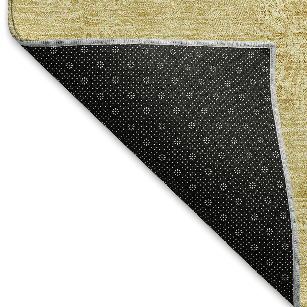 Premium Machine Washable Mayfield AMF789 Gold 10' x 14' Rug