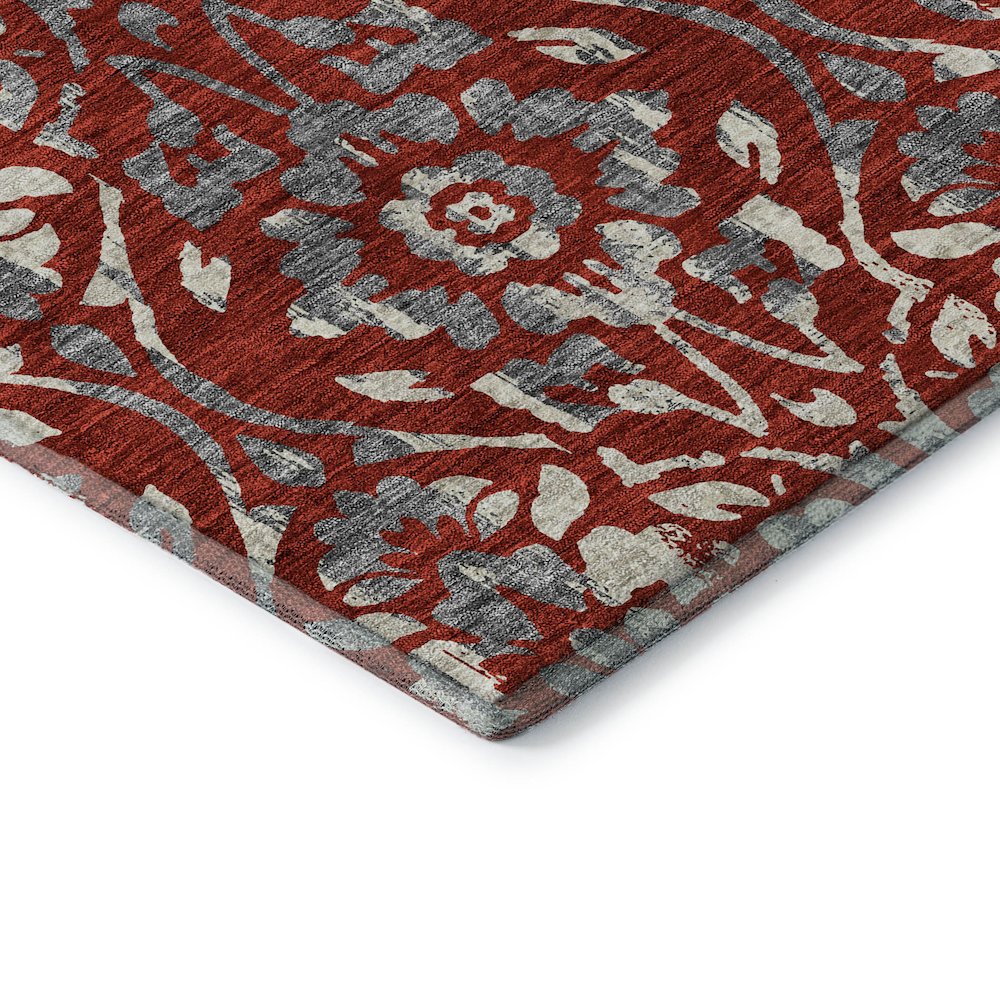 Premium Machine Washable Mayfield AMF868 Red 10' x 14' Rug