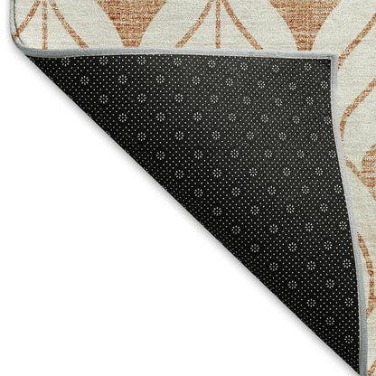 Premium Machine Washable Mayfield AMF927 Salmon 10' x 14' Rug