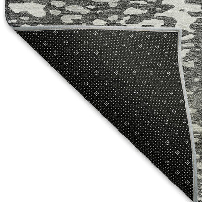Premium Machine Washable Mayfield AMF949 Charcoal 10' x 14' Rug