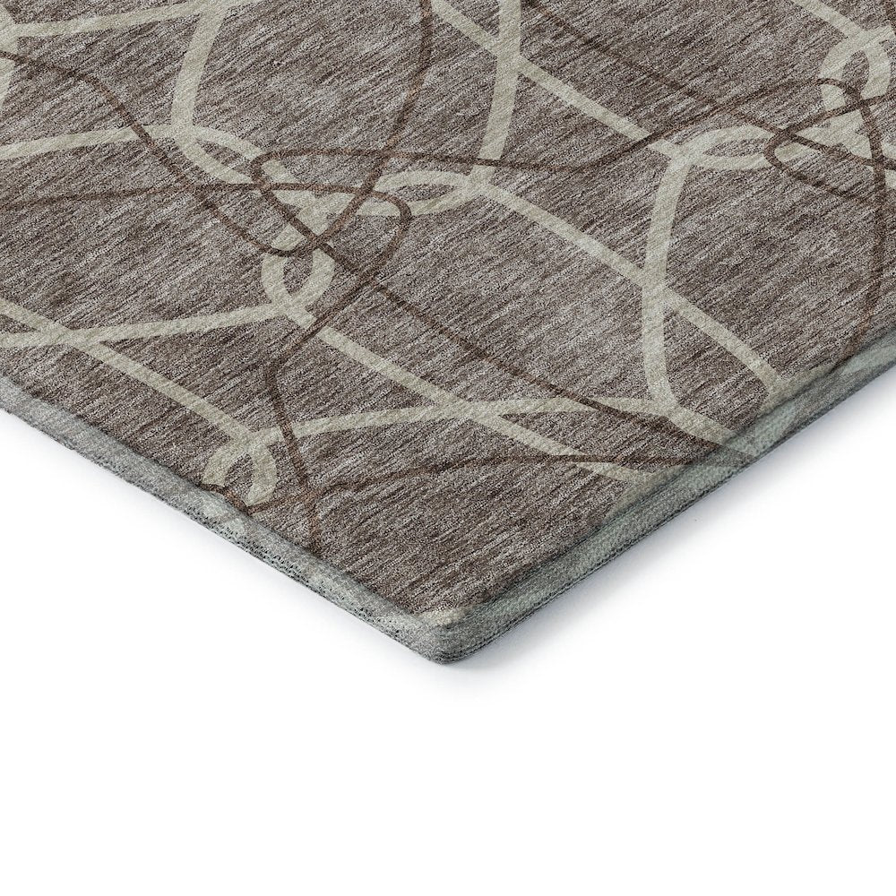 Premium Machine Washable Mayfield AMF950 Taupe 10' x 14' Rug