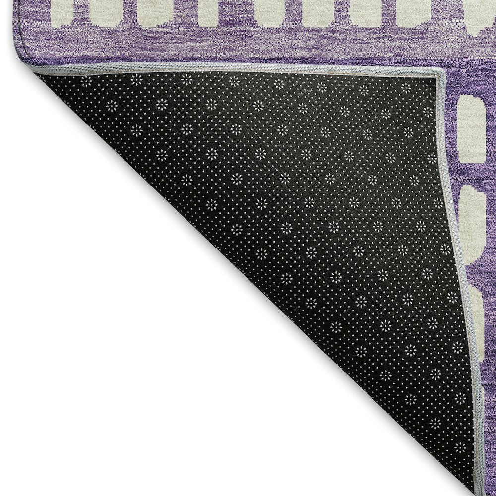 Premium Machine Washable Mayfield AMF964 Purple 10' x 14' Rug