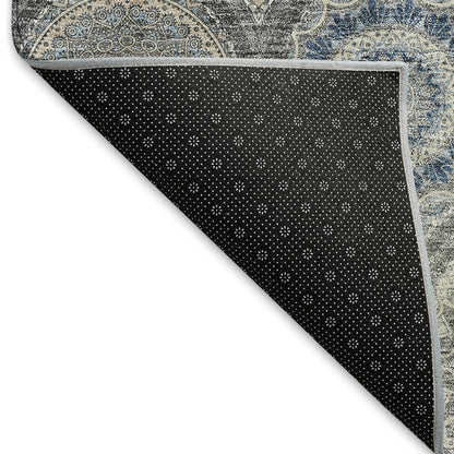 Premium Machine Washable Mayfield AMF976 Gray 10' x 14' Rug