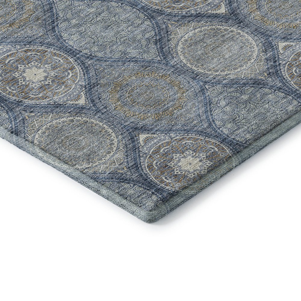 Premium Machine Washable Mayfield AMF976 Navy 10' x 14' Rug