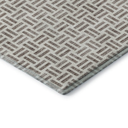 Premium Machine Washable Mayfield AMF978 Taupe 10' x 14' Rug