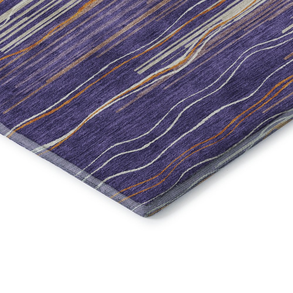 Premium Machine Washable Mayfield AMF996 Purple 10' x 14' Rug