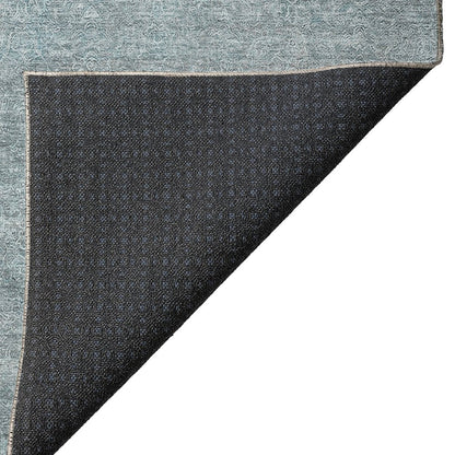 Luxury Washable Indoor/Outdoor Burano Seafoam 10' x 14' Rug