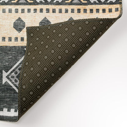 Indoor/Outdoor Sedona SN12 Midnight Washable 5' x 7'6" Rug