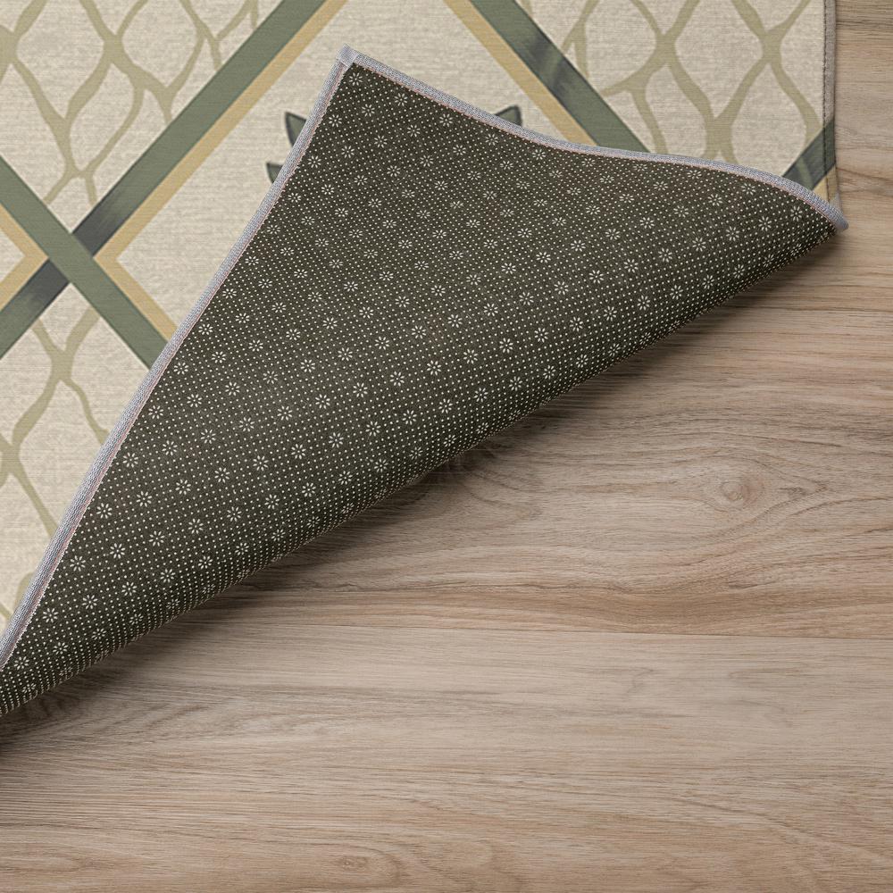 Indoor/Outdoor Kendall KE7 Beige Washable 9' x 12' Rug