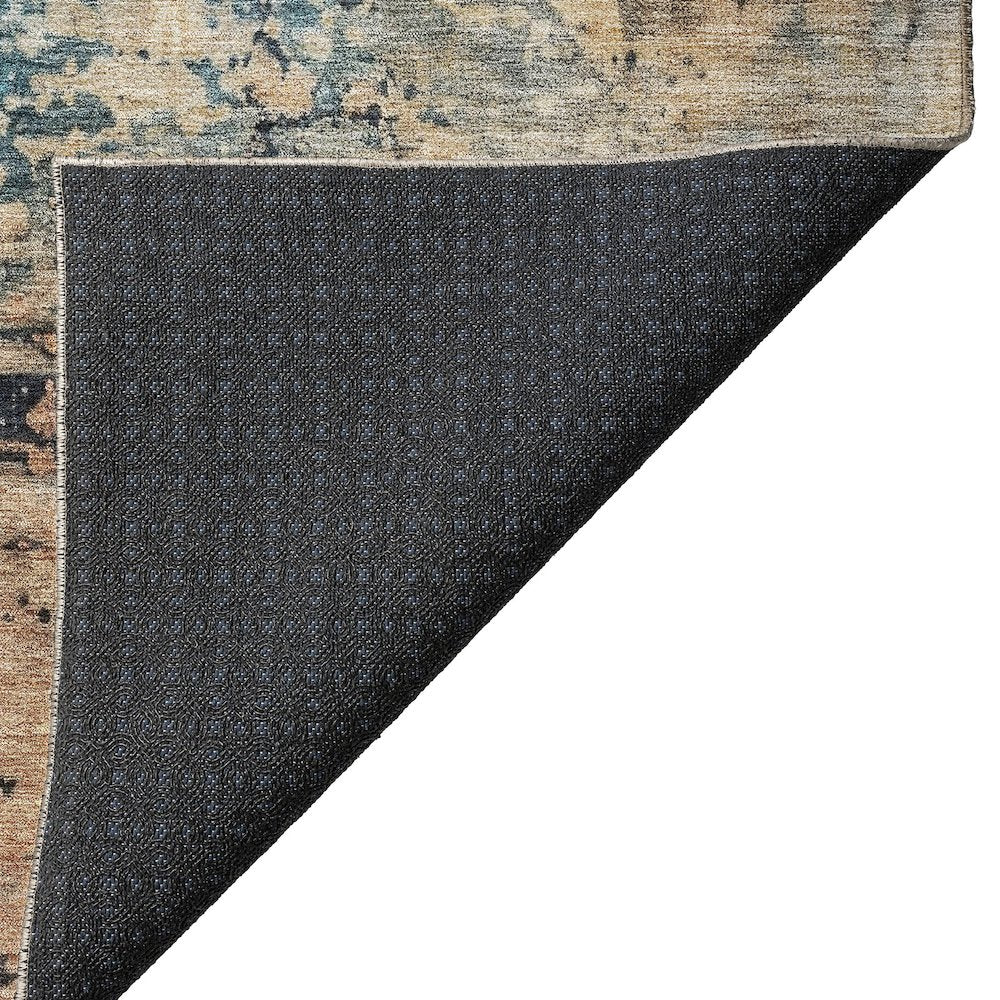 Indoor/Outdoor Nouveau Teal 10' x 14' Rug
