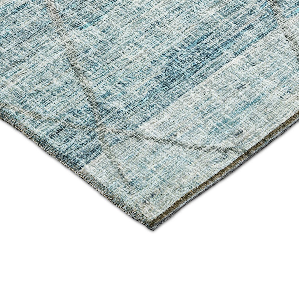 Luxury Washable Indoor/Outdoor Portico Teal 10' x 14' Rug