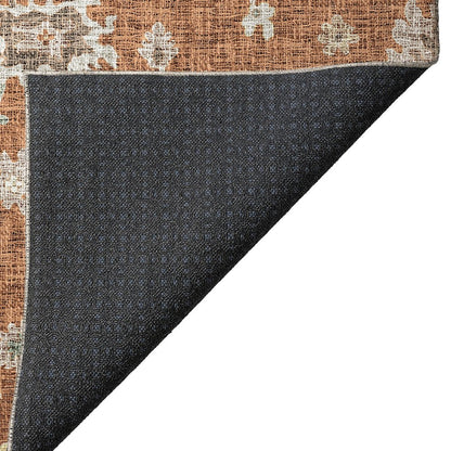 Luxury Washable Indoor/Outdoor Portico Paprika 10' x 14' Rug