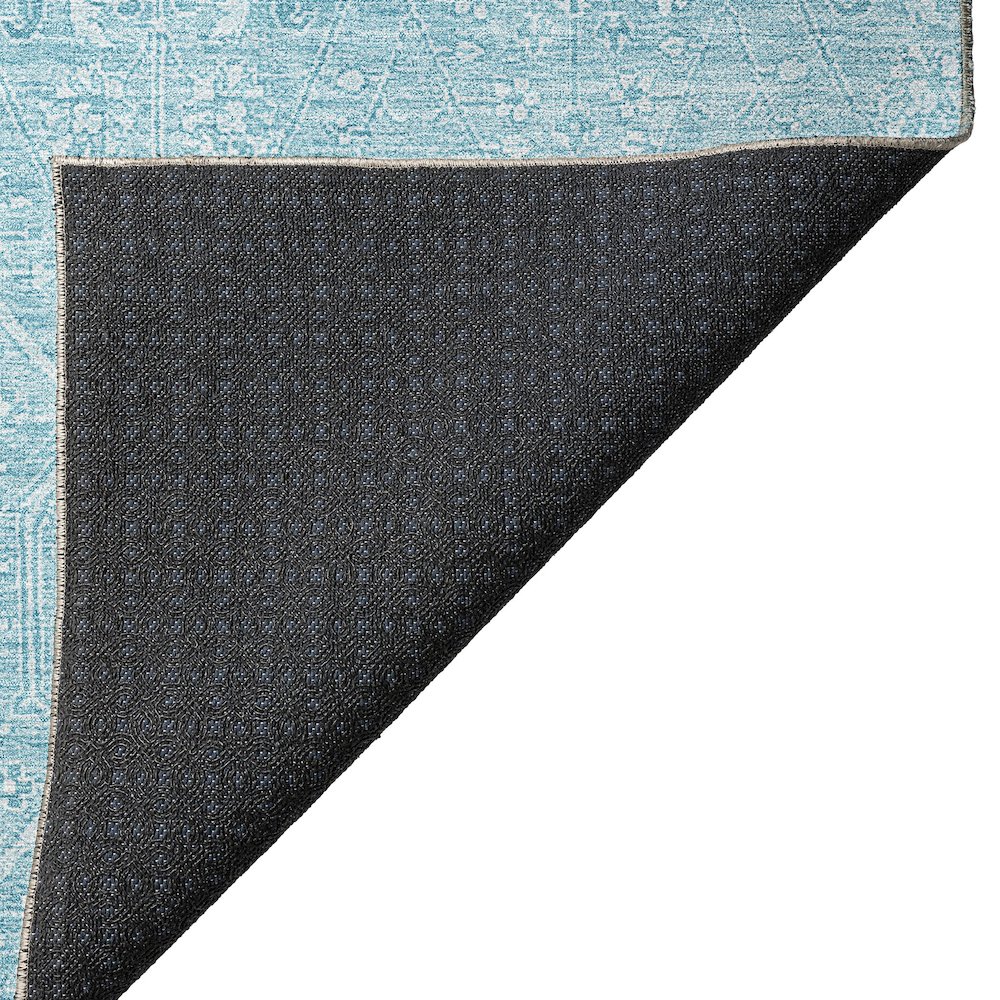 Luxury Washable Indoor/Outdoor Solace Sky 10' x 14' Rug
