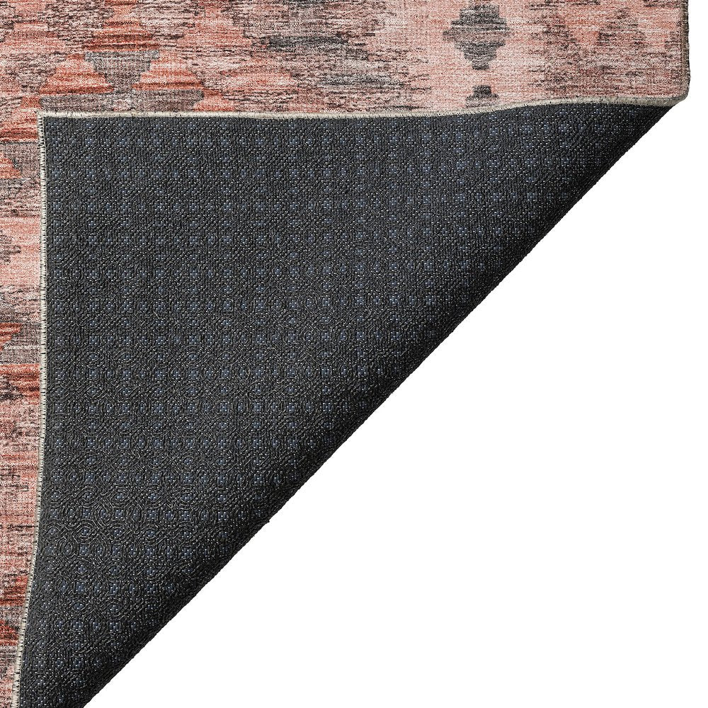 Luxury Washable Indoor/Outdoor Solace Terracotta 10' x 14' Rug