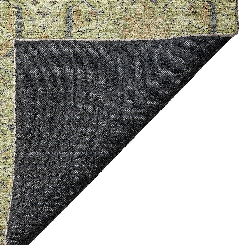 Luxury Washable Indoor/Outdoor Solace Aloe 10' x 14' Rug