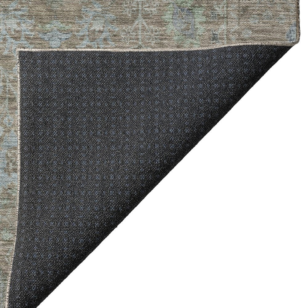 Luxury Washable Indoor/Outdoor Solace Brown 10' x 14' Rug