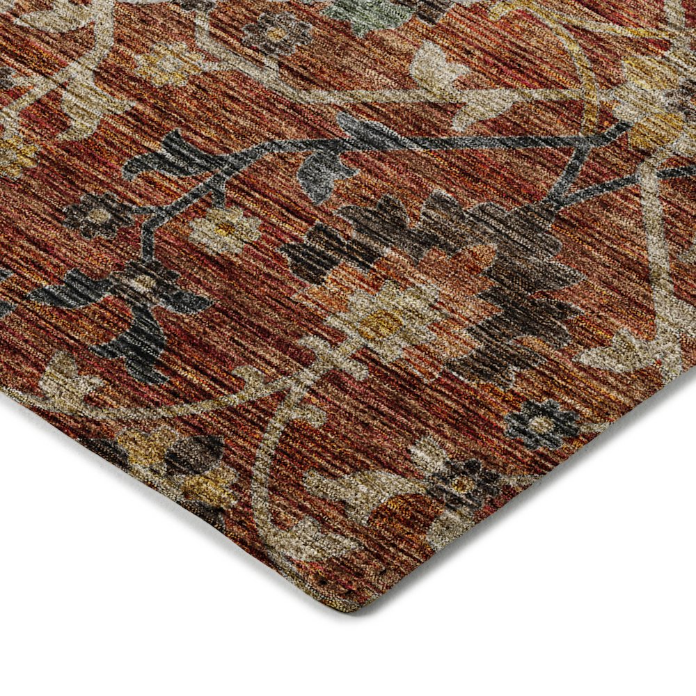 Indoor/Outdoor Silk Road Paprika 9' x 12' Rug