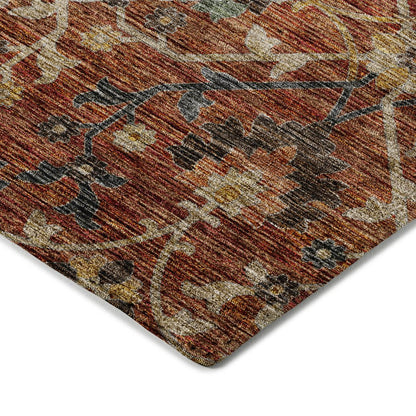 Indoor/Outdoor Silk Road Paprika 9' x 12' Rug
