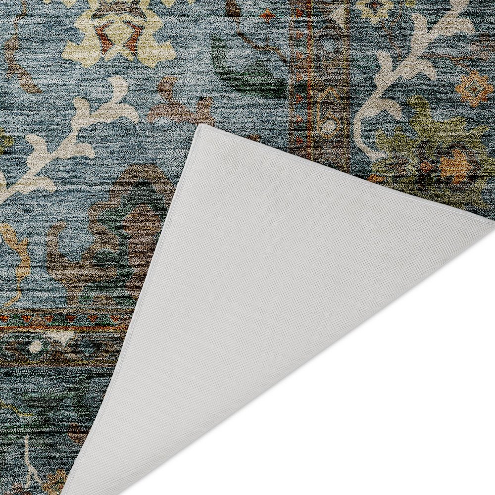 Indoor/Outdoor Silk Road Aqua 9' x 12' Rug
