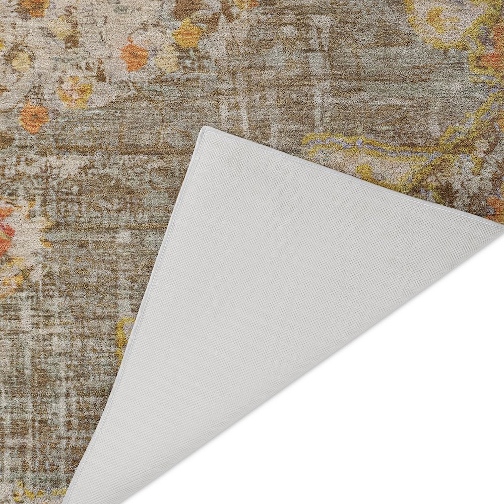 Luxury Washable Indoor/Outdoor Tabrook Brown 10' x 14' Rug