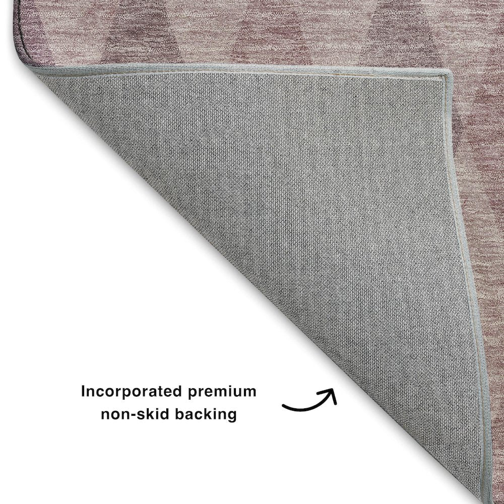 Luxury Washable Indoor/Outdoor The Reserve Blush 10' x 14' Rug