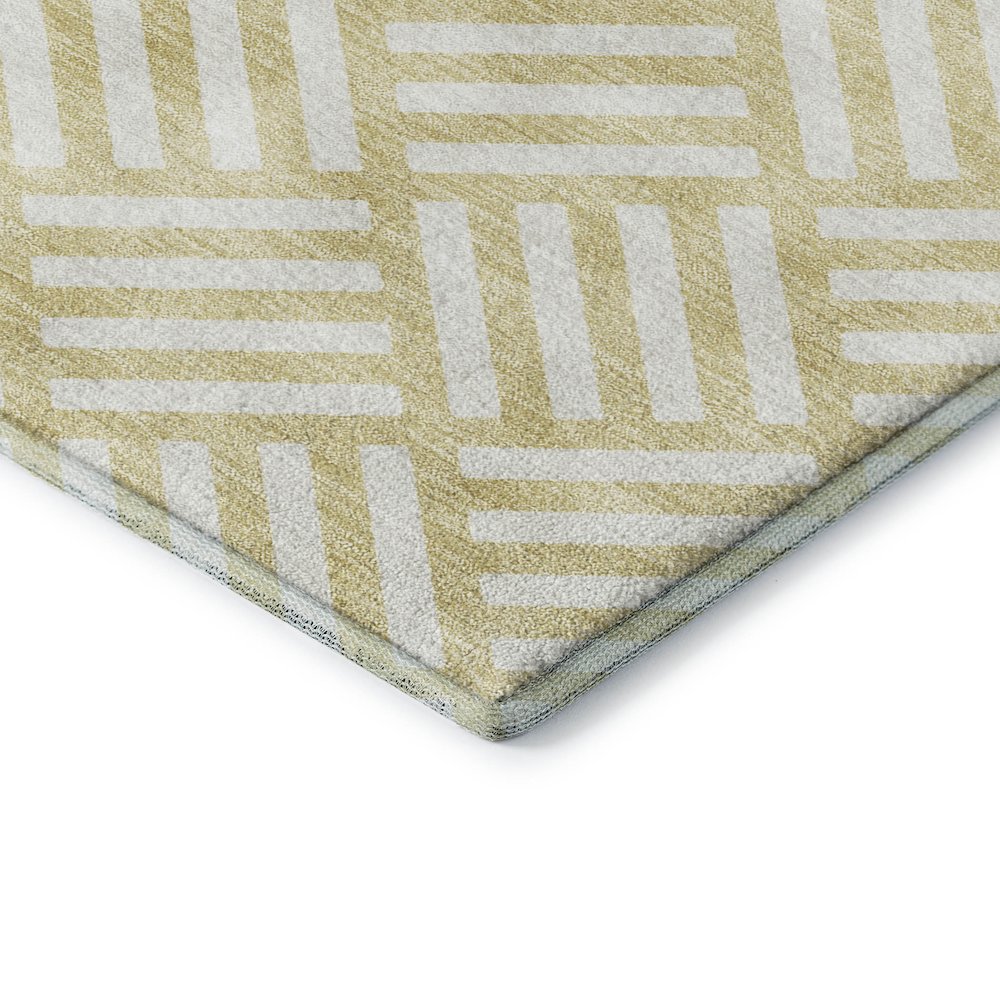 Luxury Washable Indoor/Outdoor The Reserve Wheat 10' x 14' Rug