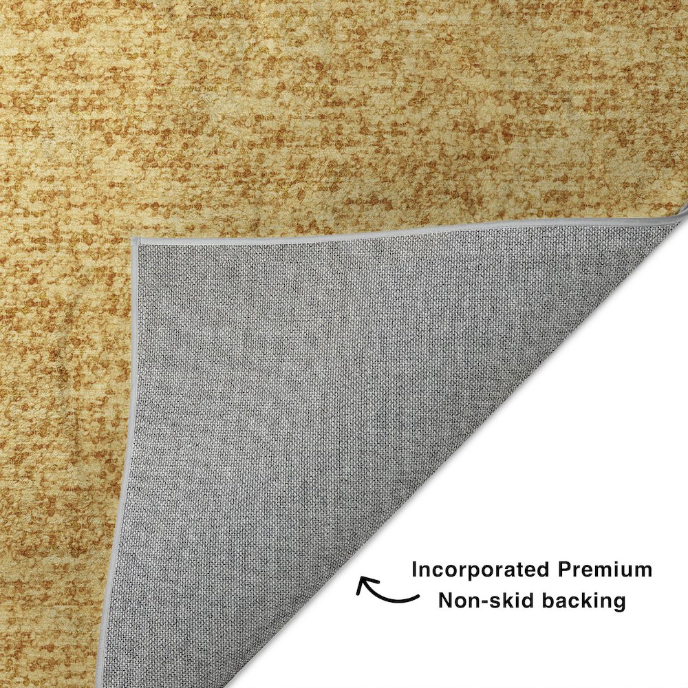 Luxury Washable Voyage VY2 Gold 10' x 14' Rug
