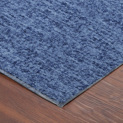 Luxury Washable Voyage VY2 Blue 10' x 14' Rug