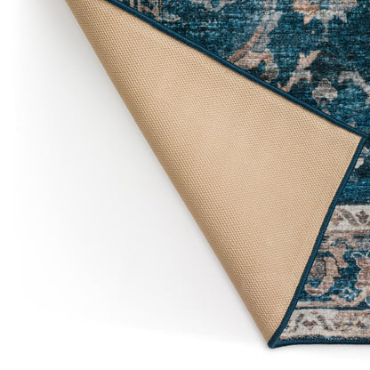 Jericho JC4 Navy 6' x 6' Round Rug