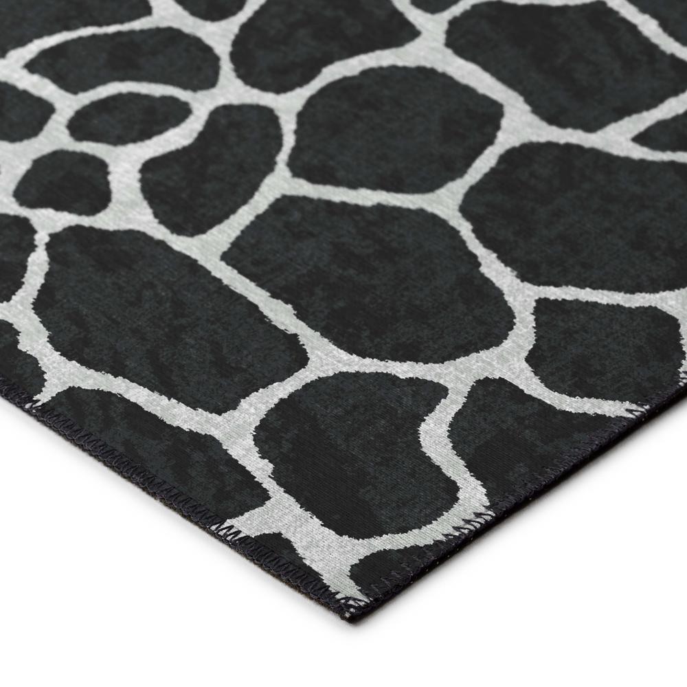Indoor/Outdoor Mali ML4 Midnight Washable 6' x 6' Round Rug