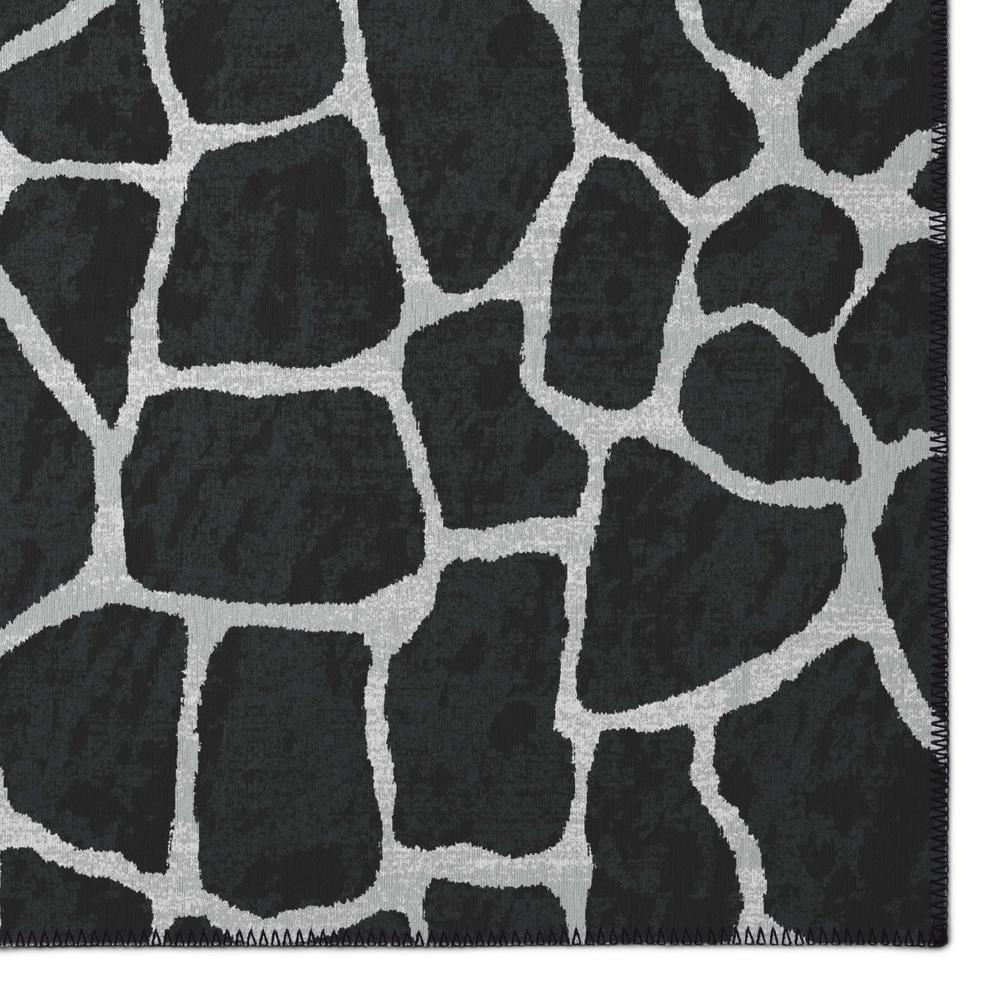 Indoor/Outdoor Mali ML4 Midnight Washable 6' x 6' Round Rug