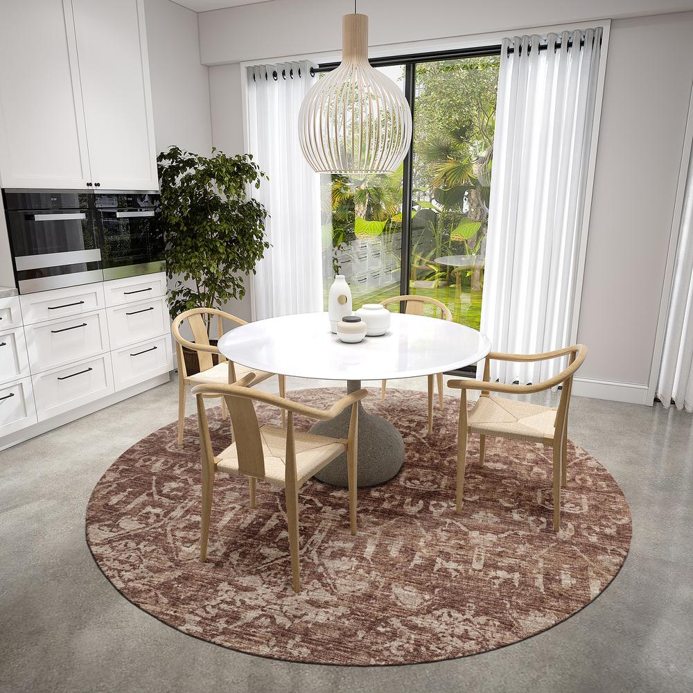 Aberdeen AB1 Mink 8' x 8' Round Rug