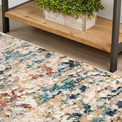 Karma KM26 Multi 1'8" x 2'6" Rug
