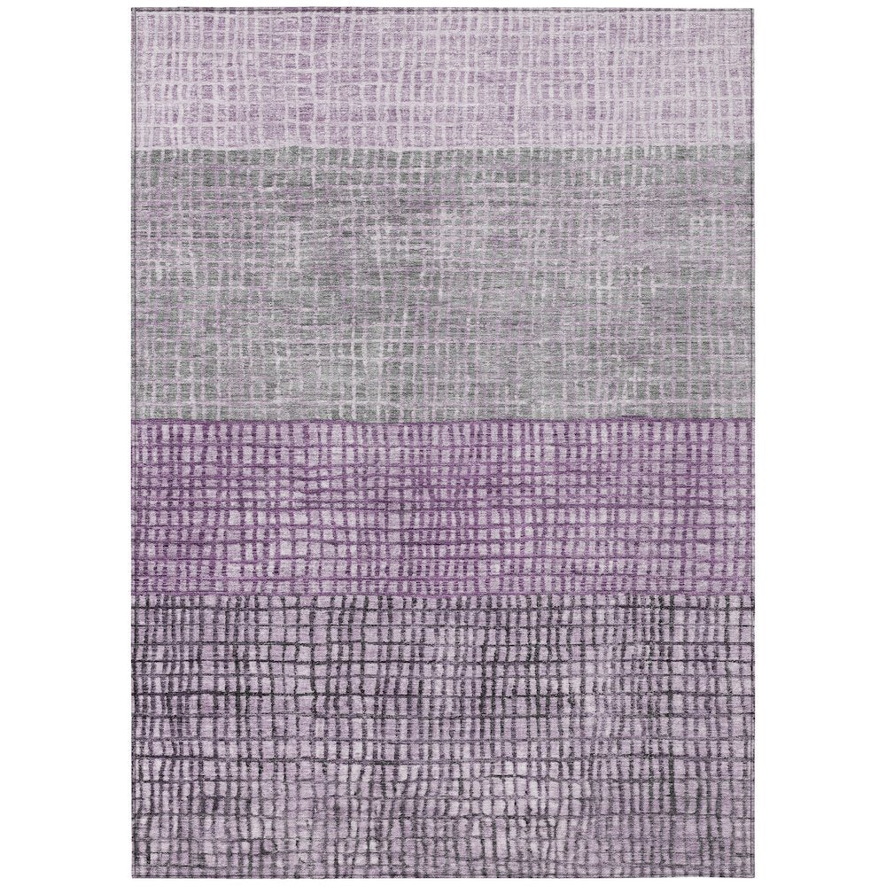 Machine Washable Indoor/Outdoor Chantille Plum 2'6" x 3'10" Rug