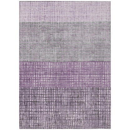 Machine Washable Indoor/Outdoor Chantille Plum 2'6" x 3'10" Rug