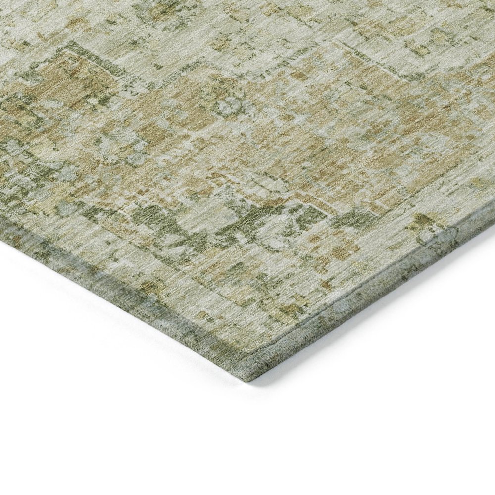 Machine Washable Indoor/Outdoor Chantille Sage 1'8" x 2'6" Rug
