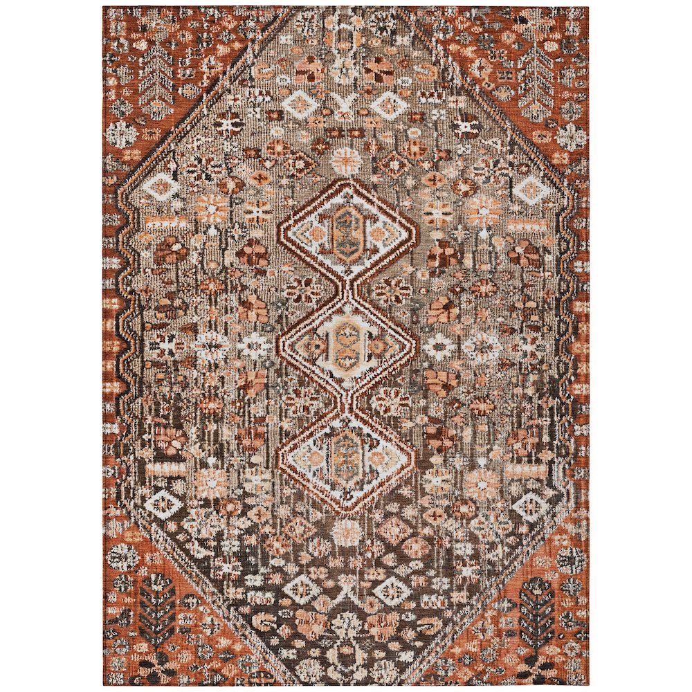 Machine Washable Indoor/Outdoor Chantille Fudge 2'6" x 3'10" Rug