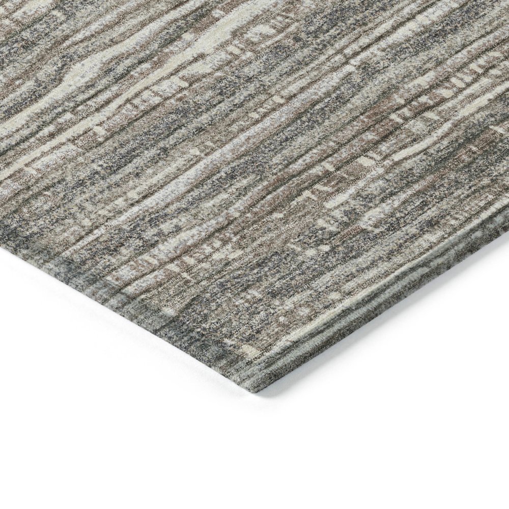 Machine Washable Indoor/Outdoor Chantille Beige 1'8" x 2'6" Rug