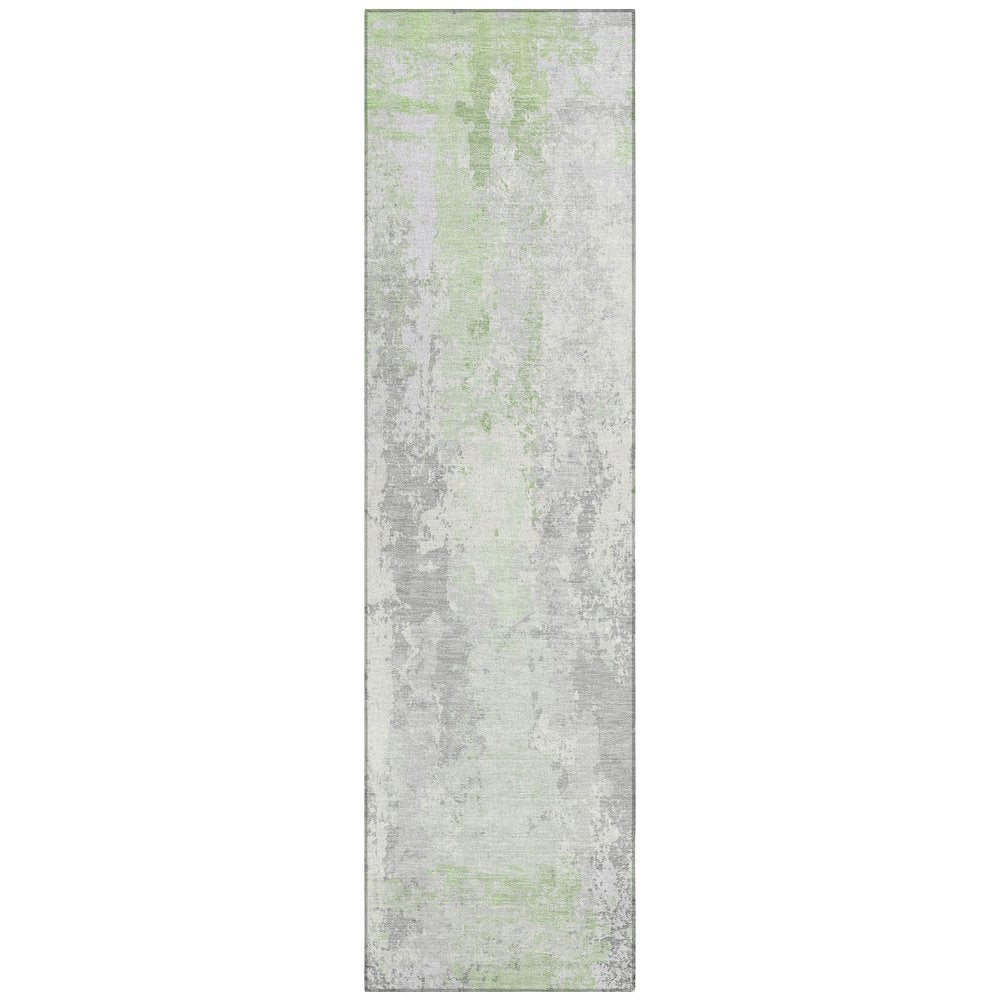 Machine Washable Indoor/Outdoor Chantille Aloe 2'3" x 7'6" Runner Rug