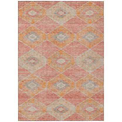 Machine Washable Indoor/Outdoor Chantille Coral 2'6" x 3'10" Rug