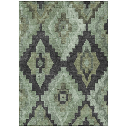 Machine Washable Indoor/Outdoor Chantille Aloe 2'6" x 3'10" Rug