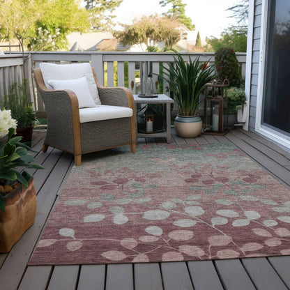Machine Washable Indoor/Outdoor Chantille Blush 2'6" x 3'10" Rug