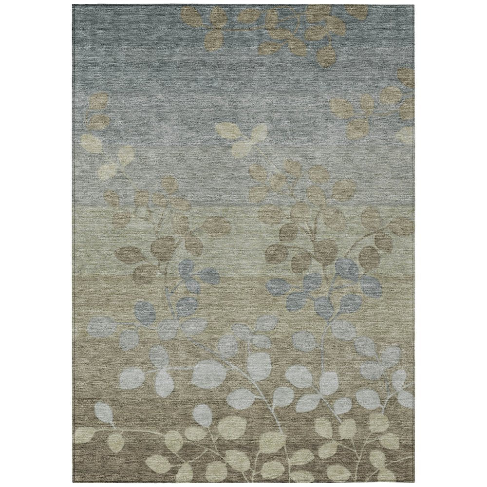 Machine Washable Indoor/Outdoor Chantille Khaki 2'6" x 3'10" Rug