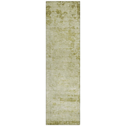 Machine Washable Indoor/Outdoor Chantille Aloe 2'3" x 7'6" Runner Rug