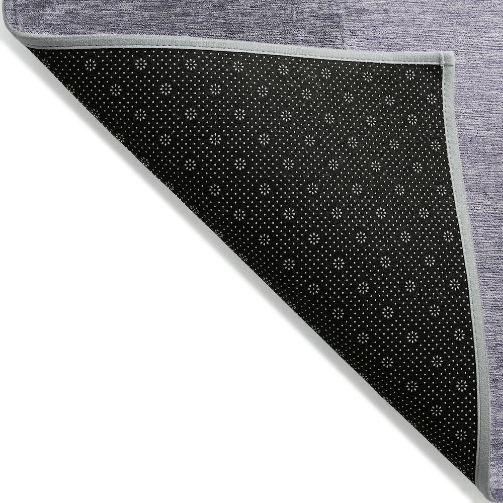 Machine Washable Indoor/Outdoor Chantille Purple 1'8" x 2'6" Rug