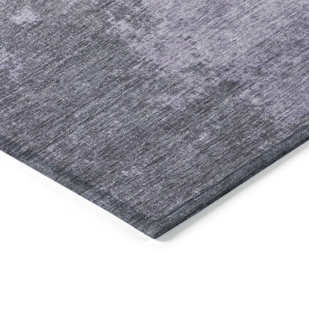 Machine Washable Indoor/Outdoor Chantille Purple 1'8" x 2'6" Rug