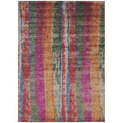 Machine Washable Indoor/Outdoor Chantille Putty 2'6" x 3'10" Rug