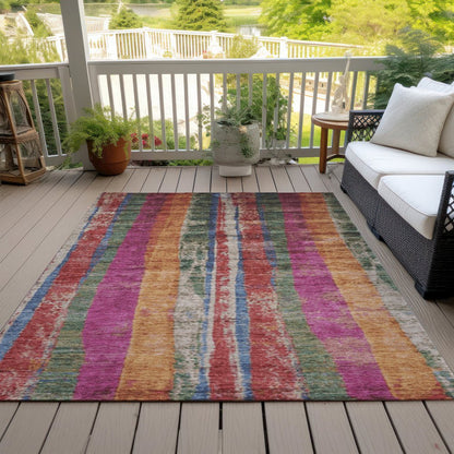 Machine Washable Indoor/Outdoor Chantille Putty 2'6" x 3'10" Rug